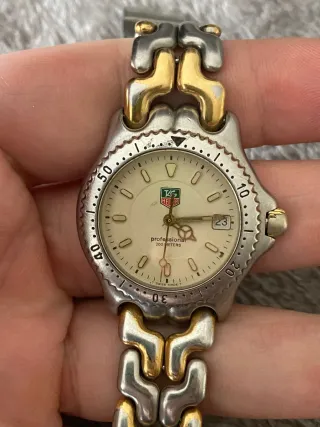TAG Heuer Professional 36mm Oro/Plata (leer)