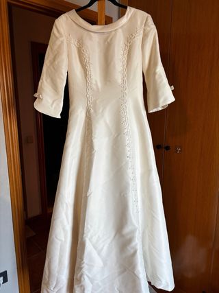 Vestido de Novia Vintage Champán