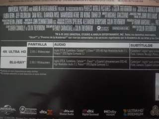 Jurassic World Dominion Steelbook 4K UHD Blu-ray