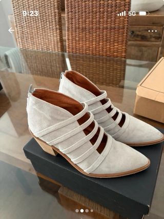 Botín ante gris talla 39