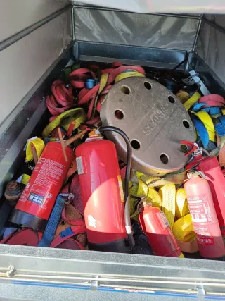 Cintas de sujeción con carraca