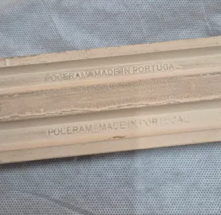 Azulejo Friso Antigo Relevo 20x7cm Amarelo