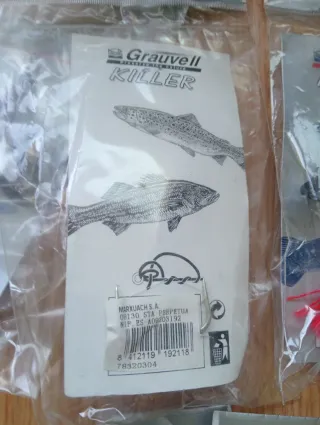 Lote 5 Cucharillas Pesca Grauvell Killer.