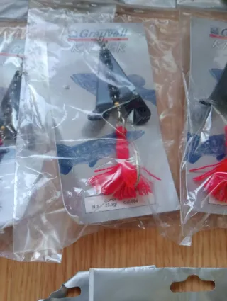 Lote 5 Cucharillas Pesca Grauvell Killer.