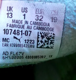 Botas de fútbol Puma Talla 32