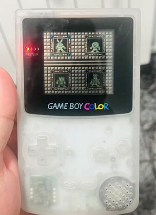 Game Boy Color Trasparente + Megaman
