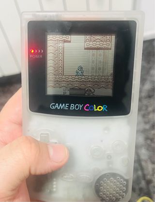 Game Boy Color Trasparente + Megaman