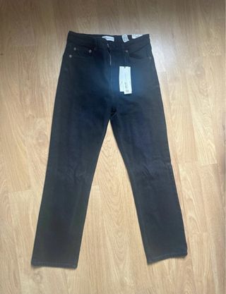 Pantalones Zara Stove Pipe Negros