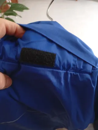 Giacca a vento Vuarnet blu e beige