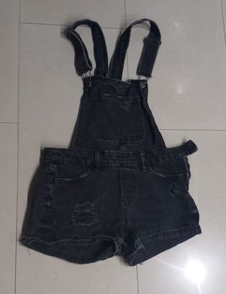 Mono vaquero corto negro
