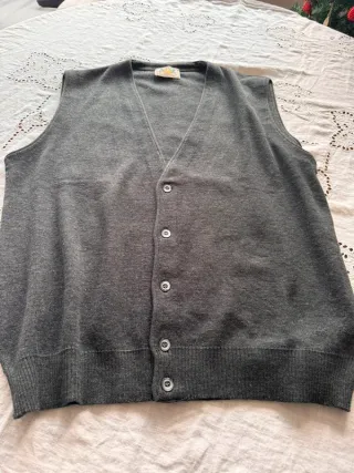 Gilet uomo vintage grigio taglia XL