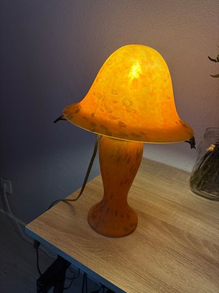 Lámpara Vintage Hongo Naranja