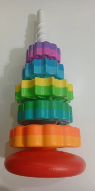 Torre Apilar Montessori Girevole Arcobaleno 12m+
