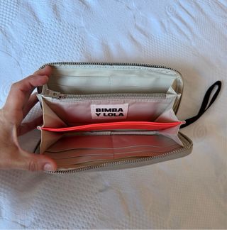 Bimba y Lola Cartera Beige con etiqueta
