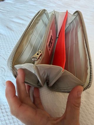 Bimba y Lola Cartera Beige con etiqueta