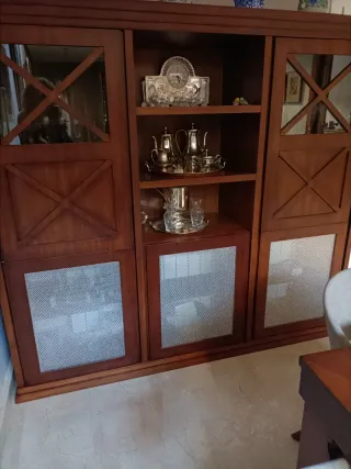 Mueble de salón madera maciza