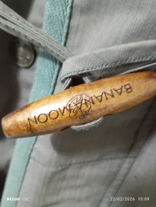 Abrigo Banana Moon desmontable marrón