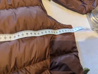 Chaleco plumífero mujer con etiqueta