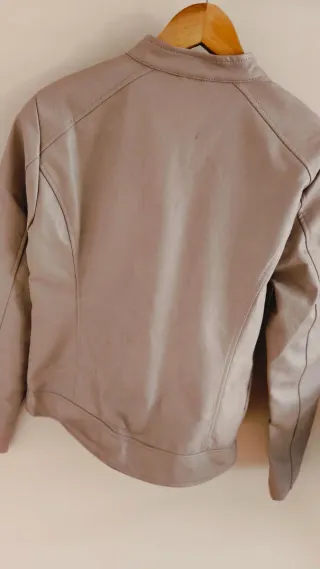 Cazadora símil piel JDY mujer rosa pálido Talla S