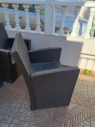 Conjunto de Muebles de Jardín Ratán