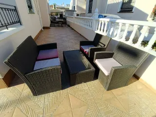 Conjunto de Muebles de Jardín Ratán