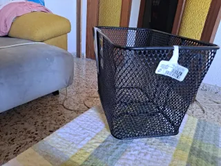 Cesta para bicicleta negra