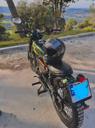 Hanway Scrambler 125cc Verde/Marrón