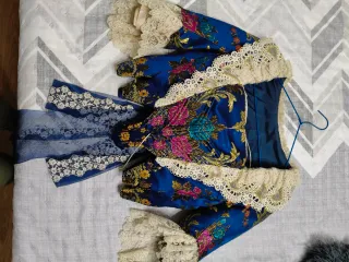 Traje Fallera Adulta Azul Marino