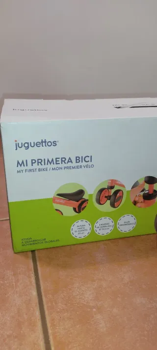 Bici sin pedales Juguettos Mi Primera Bici Roja