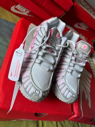 Nike Shox TL Rosa Blanco ORIGINALES