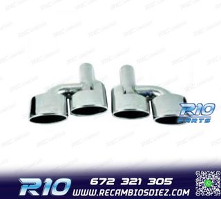 COLAS ESCAPE ESPECIFICA MERCEDES CLASE C W204 07-15 LOOK AMG