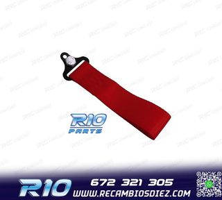 CINTA DE REMOLQUE ROJA EN TELA