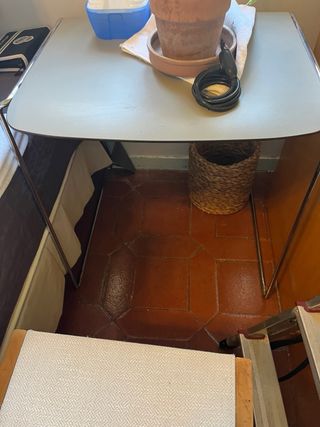 Escritorio Nórdico Blanco y Gris