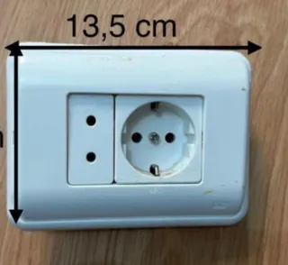 Lote interruptores y enchufes eléctricos