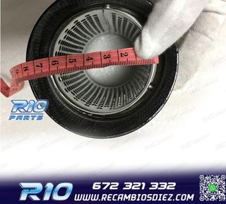 COLA ESCAPE BMW LOOK M CARBONO REDONDA