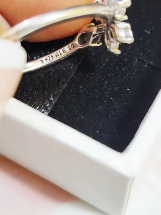 Anillo Pandora abierto plata Herbario Brillante