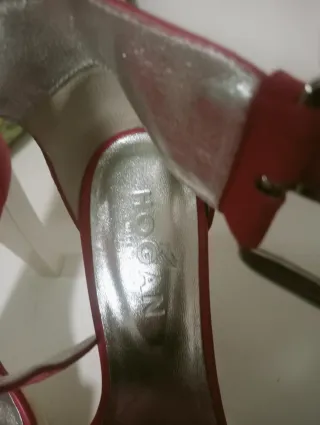 Sandali Hogan Tg 36 Rosa/Rosso