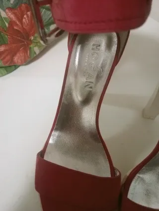 Sandali Hogan Tg 36 Rosa/Rosso