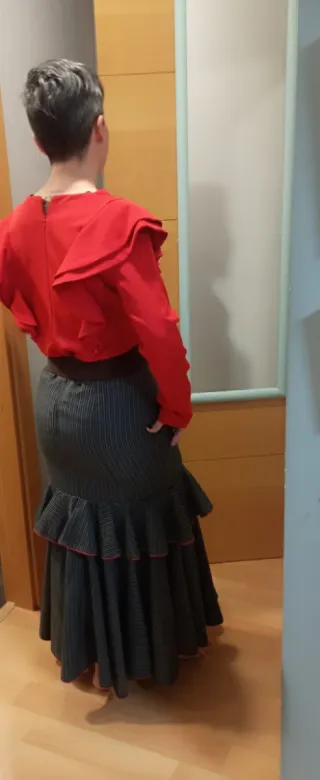 Conjunto Flamenco Falda y Blusa