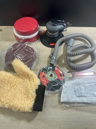 Máquina de pulir excéntrica SPTA 125 mm/150 mm