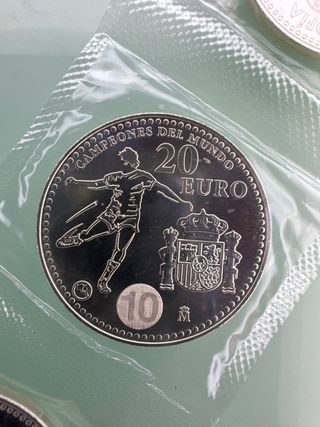 Moneda 20€ Campeones del Mundo 2010