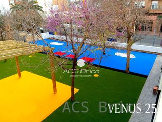 Césped Artificial 25 mm - Vanda 25 Blanco Infantil - Kids