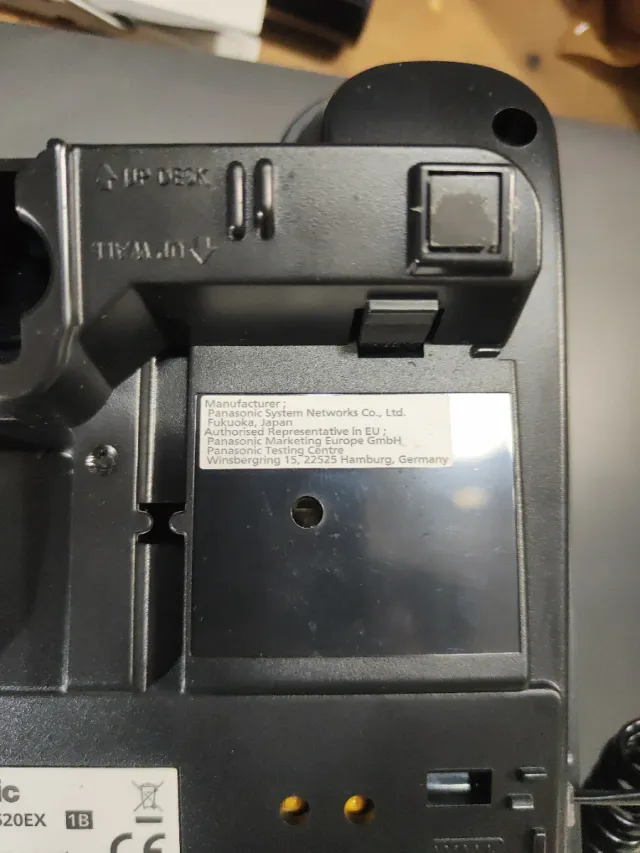 Telefono Panasonic nero