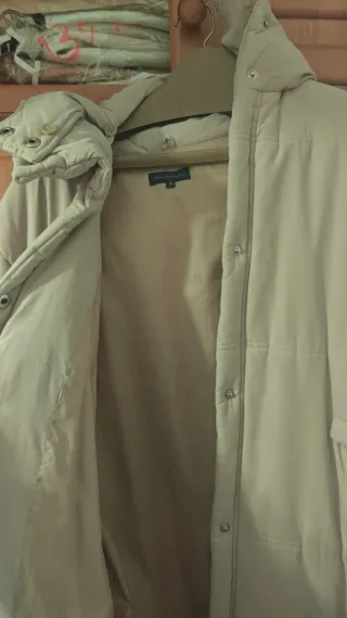 Abrigo Adolfo Domínguez Beige Largo