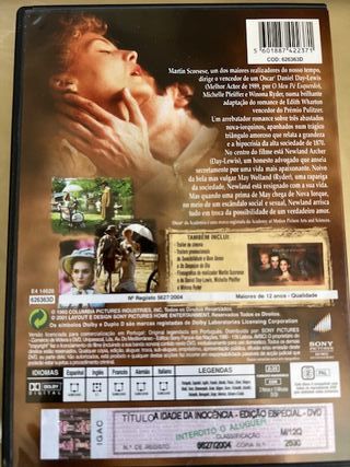 A Idade da Inocência de Martin Scorsese<