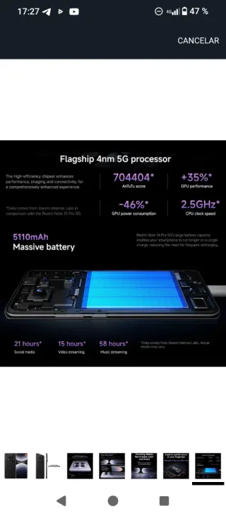 Redmi note 14 pro 5G en perfecto estado