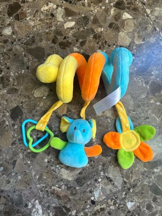 Sonajero espiral para coche de bebé