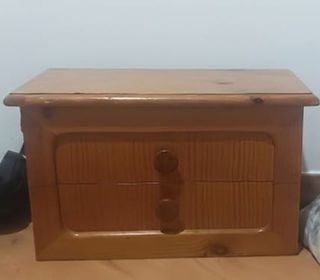 Dormitorio Completo Madera Pino