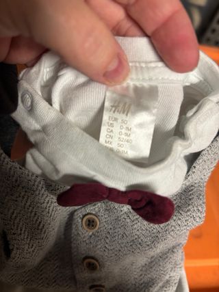 Completo neonato con gilet e papillon