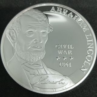 ABRAHAM LINCOLN MONEDA GUERRA CIVIL 1861